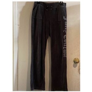 🖤SOLD🖤Grey Bedazzled Juicy tracksuit pants 🖤
